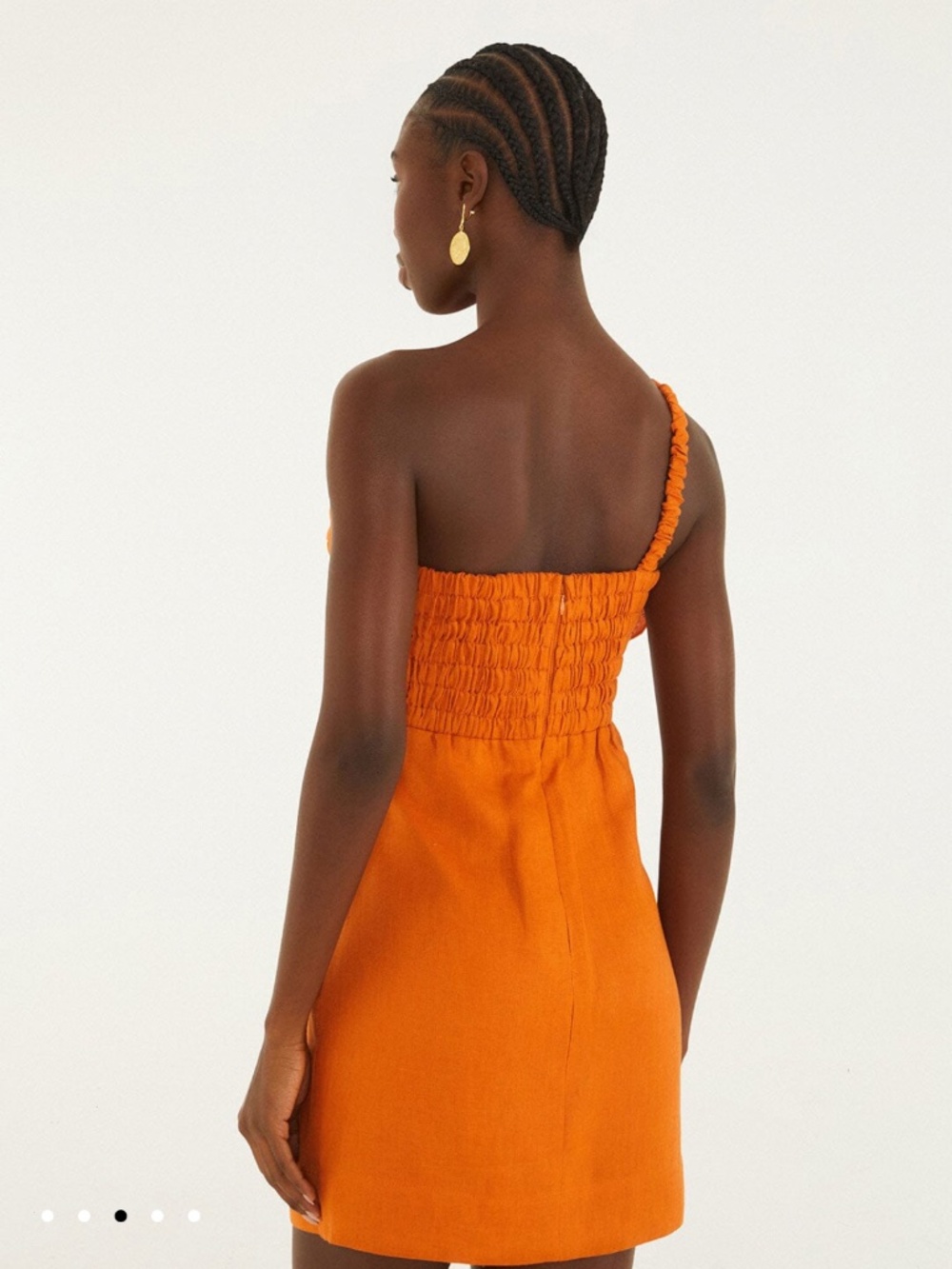 FARM RIO Orange Flower Mini Dress - Picture 2 of 4